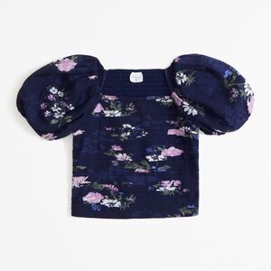 Abercrombie & Fitch Emerson puff sleeve top 13/14‎